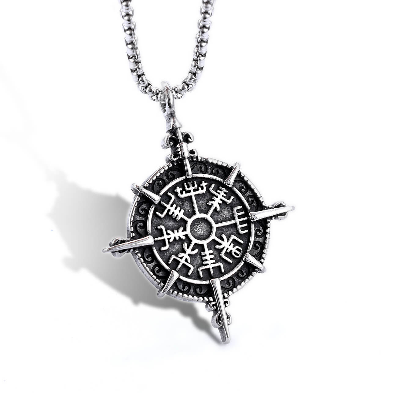 Personality Retro Amulet Cross Men Pendant