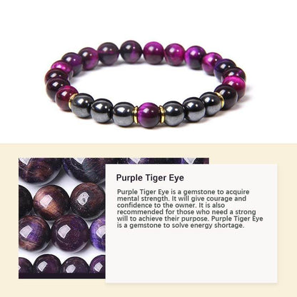 Blue Tiger Eye Protection Bracelet