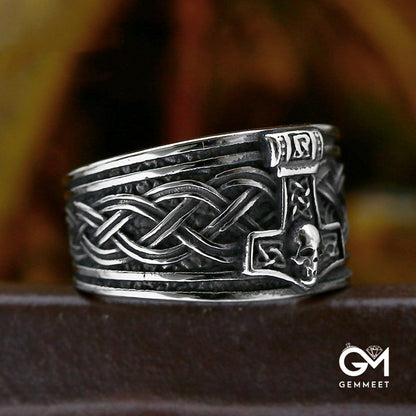 Vintage Viking Ship Anchor Ring