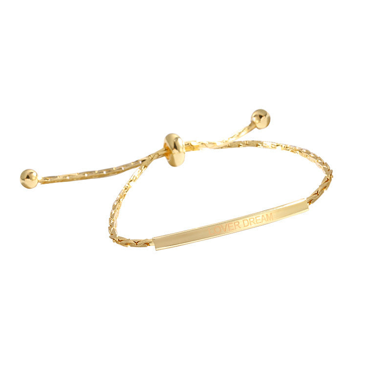 The Niche Design Bracelet Is Simple and Adjustable