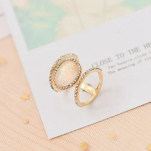 Irregular Moonstone Ring