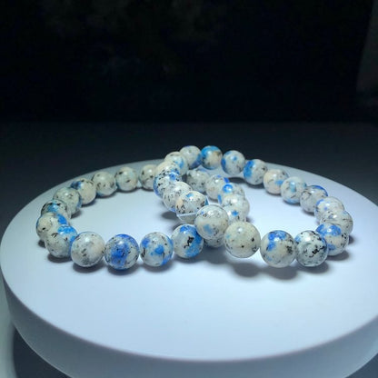 Natural Azurite 11mm Beads Energy Stone Bracelet