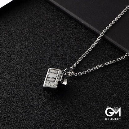 Stainless Steel Exquisite Camera Shaped Necklace