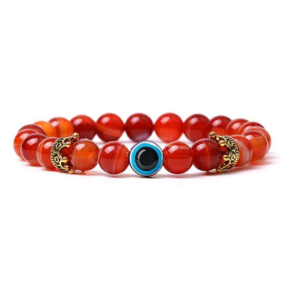 Turquoise With Evil Eye Protection Bracelet