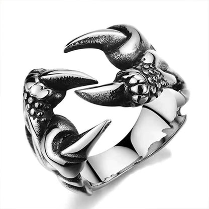 "Spirit Of The Eagle" Creative Men's Eagle Claw Adjustable Ring