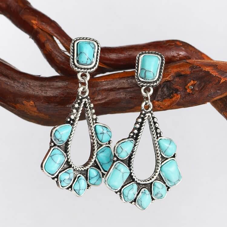 "Sedona Sky" Vintage Turquoise Earrings Price