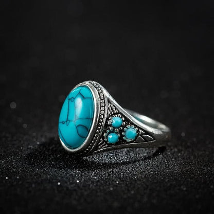 Retro Turquoise Ring