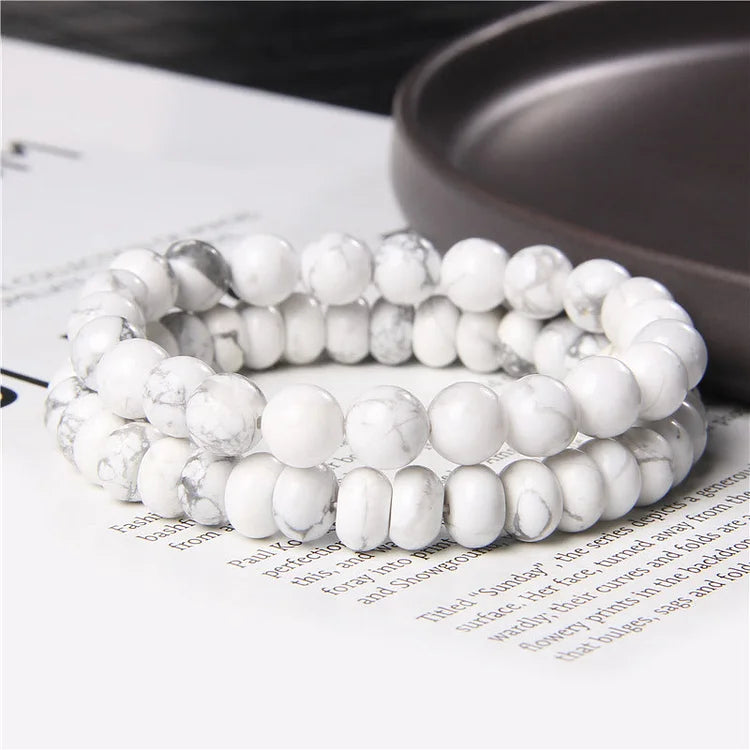 Beaded Jewelry For Man Double Layer Bracelet Set