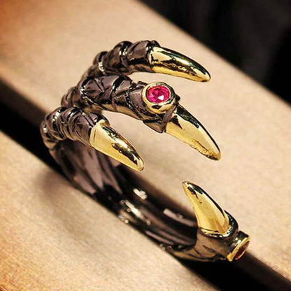 "Spirit Of The Eagle" Creative Men's Eagle Claw Adjustable Ring