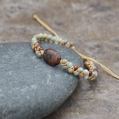 Double Woven String Yoga Bracelet