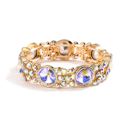 Women's Dramatic Rhinestone Stretchy Bracelet