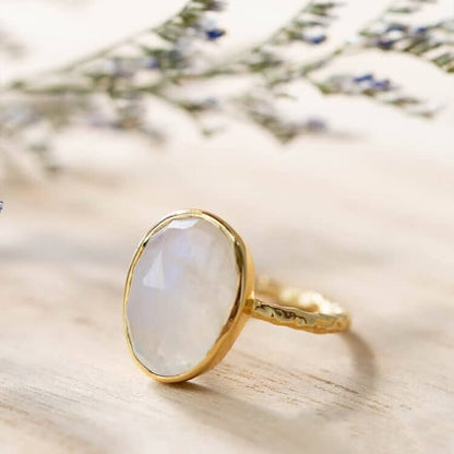 Intellectual Elegance Moonstone Ring