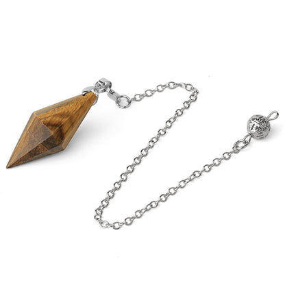 Crystal Conical Section Crystal Stone Pendant