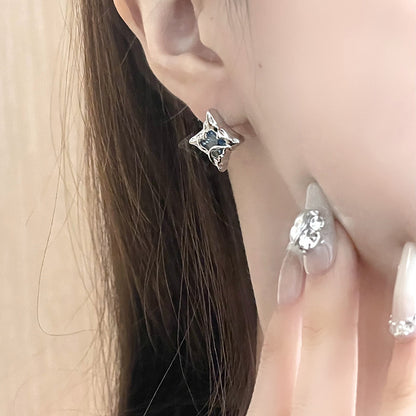 Zircon Stars Cold Wind Earrings