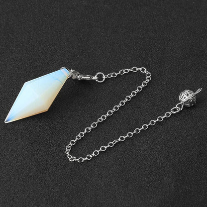 Crystal Conical Section Crystal Stone Pendant