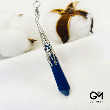 Lapis Lazuli Vintage Pendant Necklace