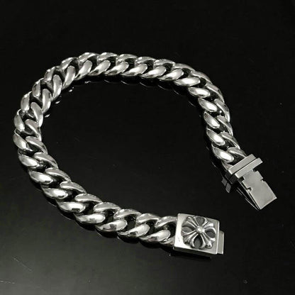 Men's S925 Cross Totem Retro Bracelet