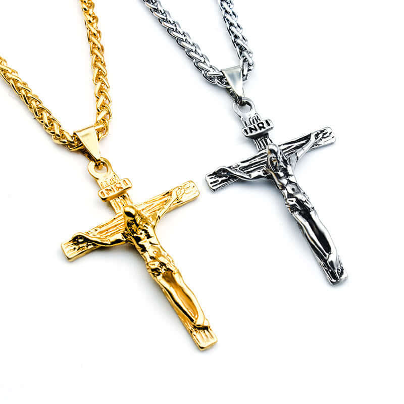 "Life Of Christ" Jesus Cross Necklace