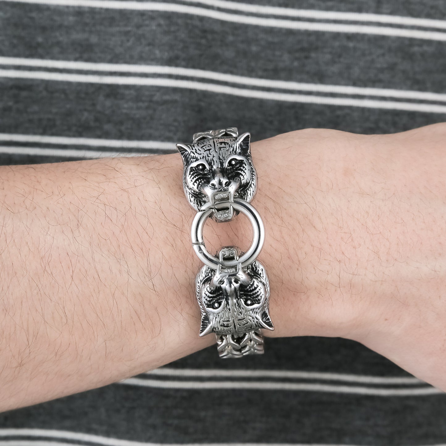 Personalized Punk Leopard Men's Bracelet