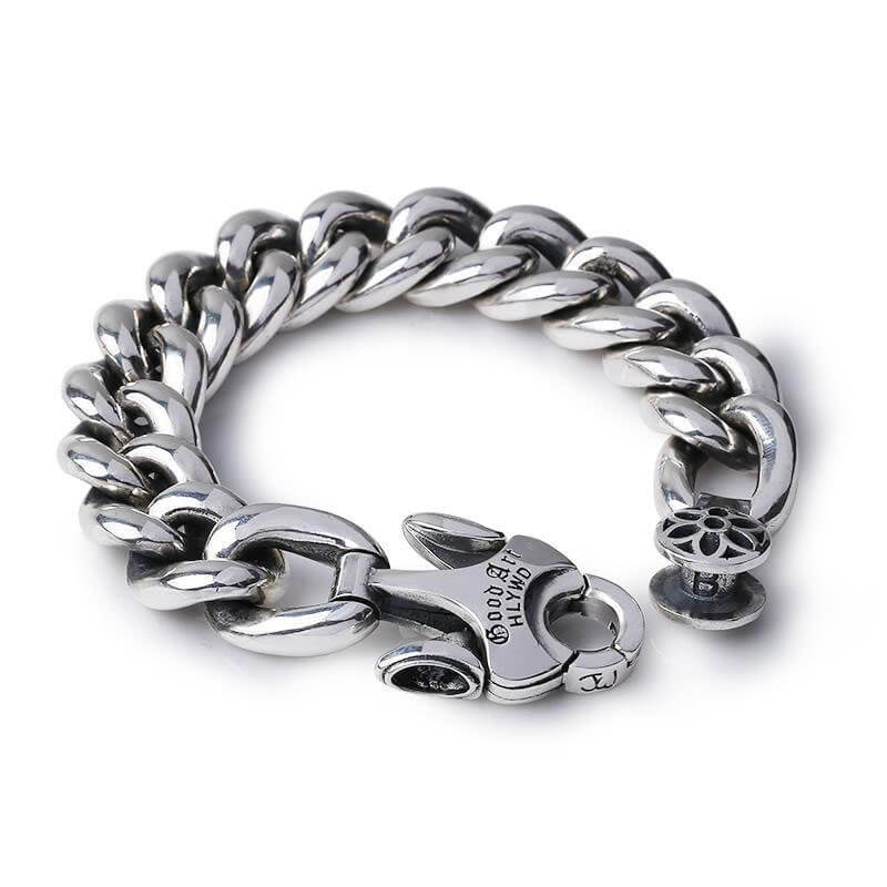 Men's S925 Sakura Totem Rope Bracelet