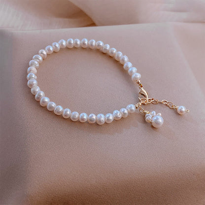 Pearl Cat Paw Healing Chain Bracelet