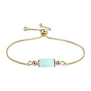 Delicate Crystal Gold Chain Bracelet