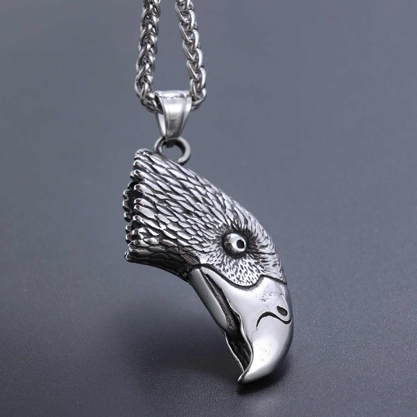 Parrot Bird Head Stainless Steel Pendant