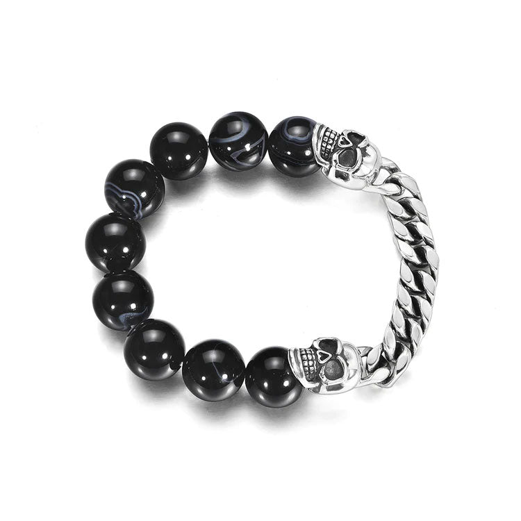 Sterling Silver Skull Bracelets