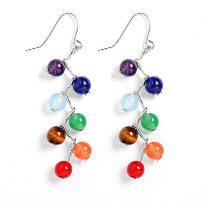 Bead Shape Orgone Chakra Healing Earrings