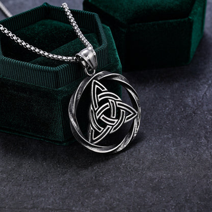 Norse Mythology Viking Rune Stainless Steel Pendant Necklace