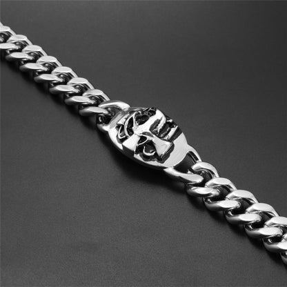 Cross Shaped Punk Personality Bracelet for Men