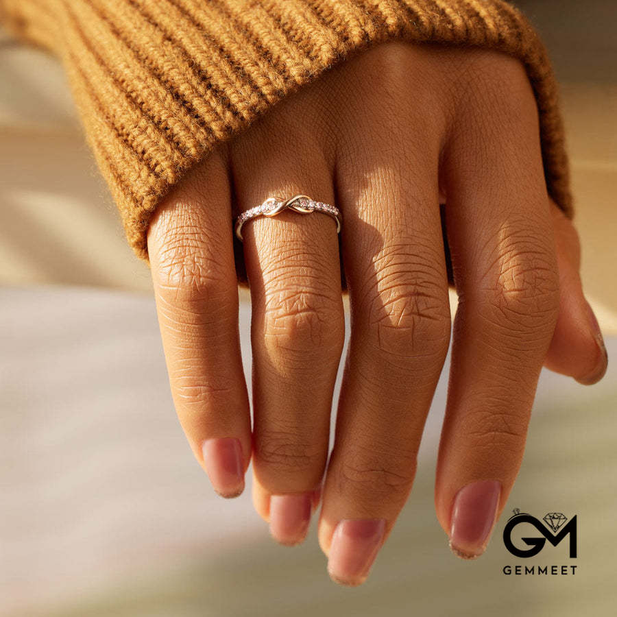 "Endless Love" Infinity Love Ring