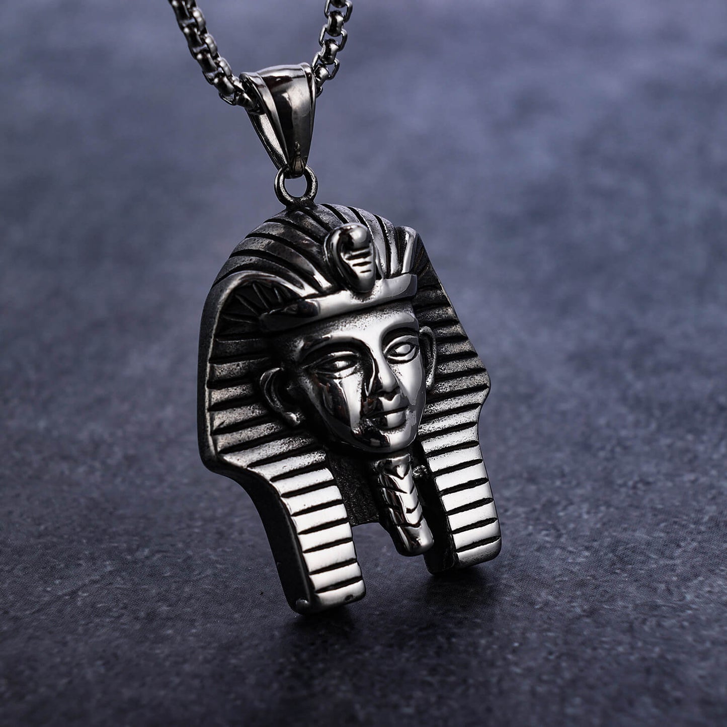 Ancient Egyptian Myth Snake Body Human Face Stainless Steel Pendant