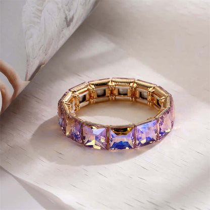 Women's Cubic Rhinestone Stretchy Bracelet