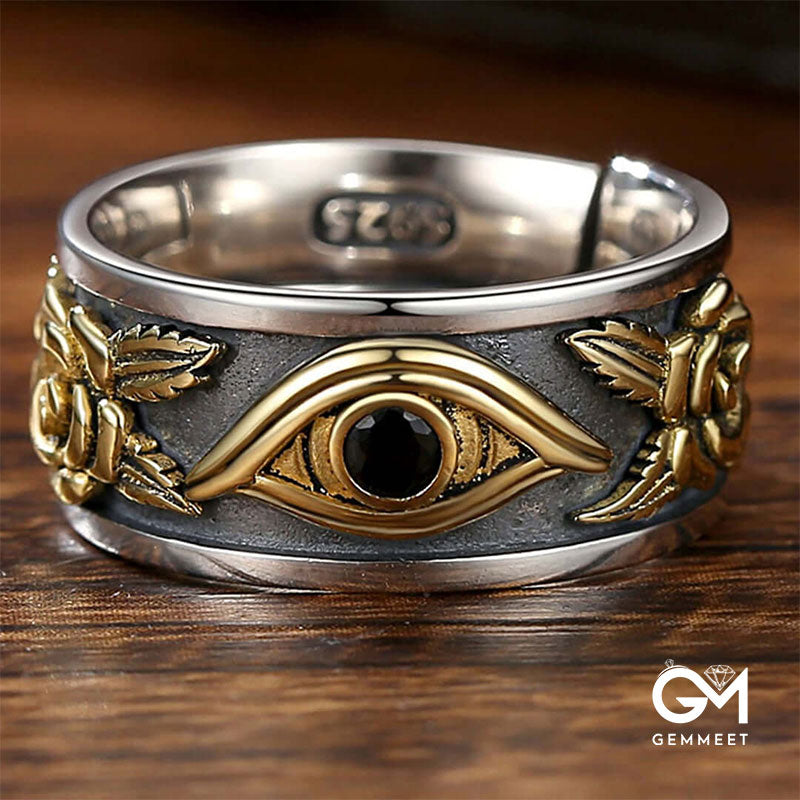 "Protection and Strength" Vintage Eye of Horus Ring