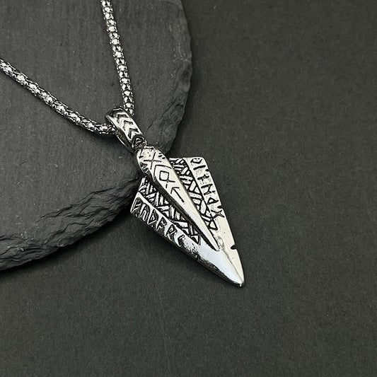 Vintage Men's Viking Arrow Necklace