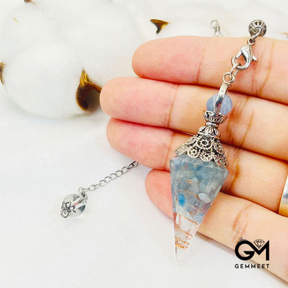 Simple Aquamarine Calm And Peace Pendant