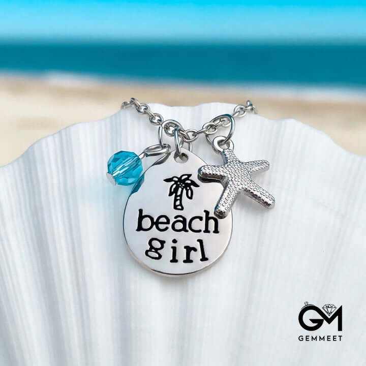 "Seaside Bliss" Beach Girl Necklace