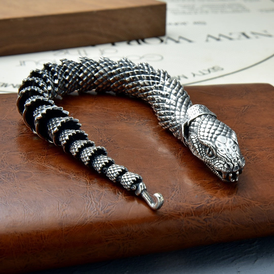 Men's Vintage Snake Bracelet