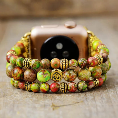 Colored Emperor Stone Watch Straps Bracelet