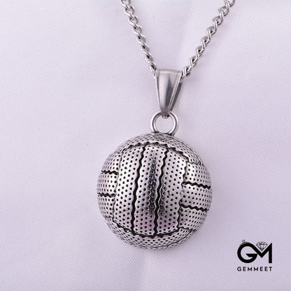 Casual Helmet Stainless Steel Pendant Necklace