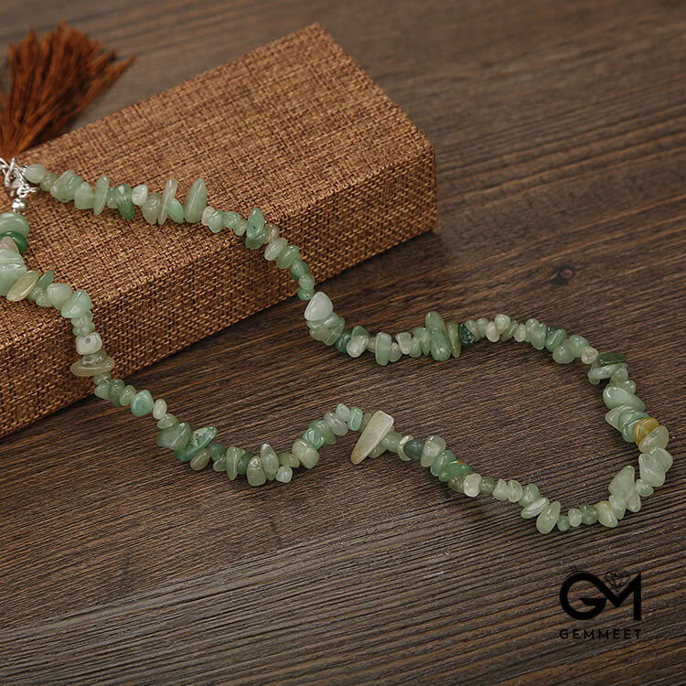 Hand-beaded Multicoloured Gravel Necklace