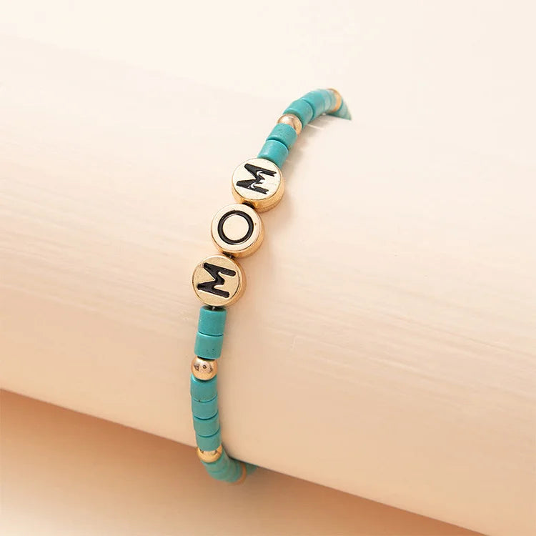 "For Mom"- Green Aventurine Wealth Bracelet