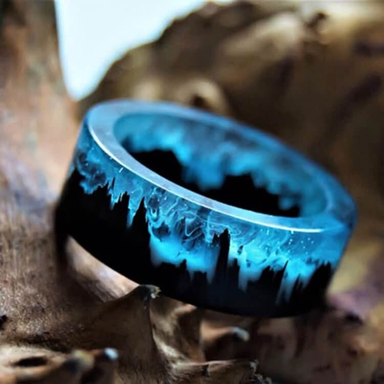 Arctic Glow - Blue Magical Ring