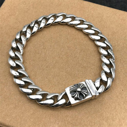 Men's S925 Cross Totem Retro Bracelet