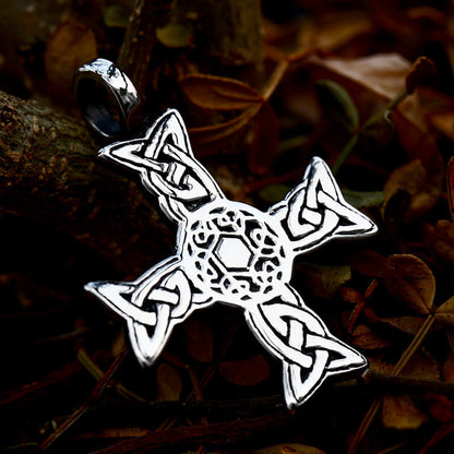 Stainless Steel Hollow Cross Pendant