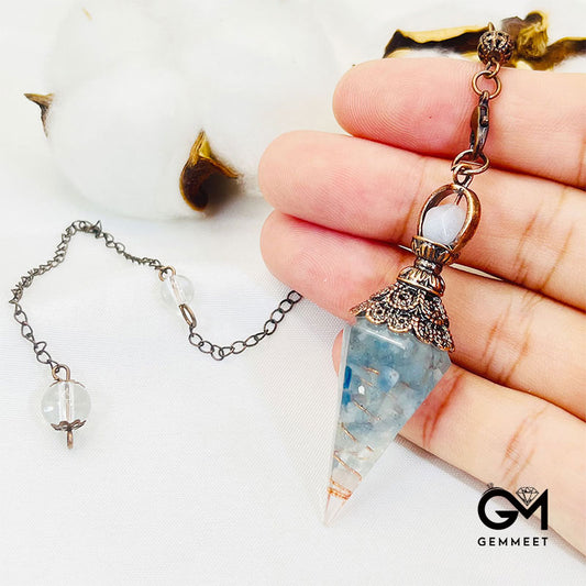 Delicacy Aquamarine Calm And Peace Pendant