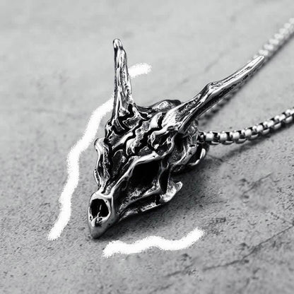 Dragon Spirit - Draconic Skeleton Necklace