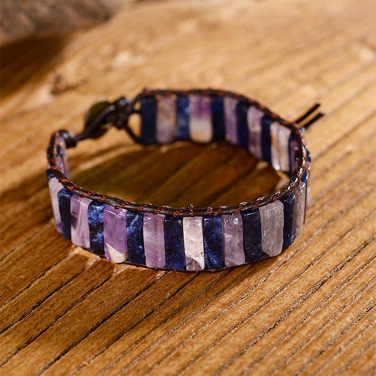 Amethyst Lapis Lazuli Bracelet