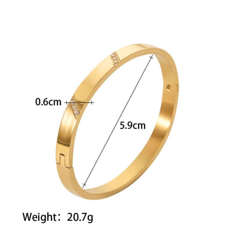 Women's Trending Gold Baguette Bracelet